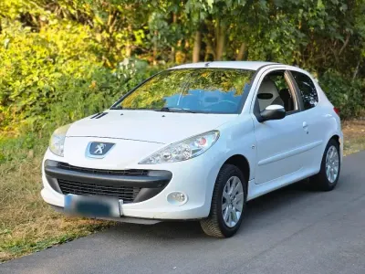 Gebraucht Peugeot 206 75 PS (55 kW) 2010 Weiß Kleinwagen