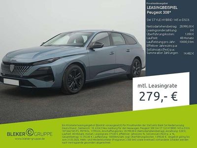 Neu Peugeot 308 SW Style 145 PS (106 kW) 2026 Ingaro blau Kombi