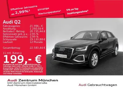 Gebraucht Audi Q2 Advanced 150 PS (110 kW) 2023 Schwarz SUV