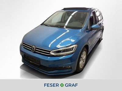 Gebraucht VW Touran Comfortline 150 PS (110 kW) 2023 Caribbean blue metallic Van / Kleinbus