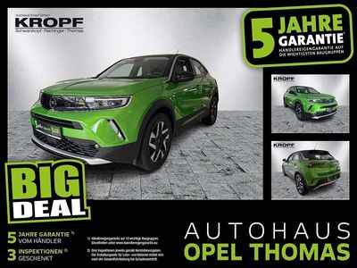 Lackierung matcha green/typ au Gebraucht 2023 Opel Mokka Elegance SUV | 18.290 € (Fairer Preis)