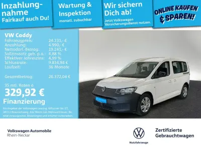 Brugt VW Caddy 122 HK (89 kW) 2021 Hvid MPV