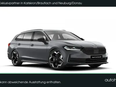 Neu Skoda Superb SportLine 193 PS (141 kW) 2026 Graphitegrau metallic Kombi