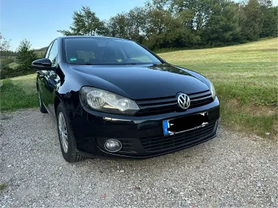 Gebraucht VW Golf VI Trendline 105 PS (77 kW) 2009 Schwarz Kleinwagen