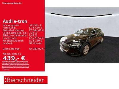 Gebraucht Audi e-tron Ambiente 300 kW (408 PS) 2023 Schwarz SUV