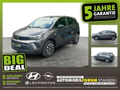 Gebraucht Opel Crossland Edition 110 PS (80 kW) 2022 Mondstein grau/e:vulkan grau SUV