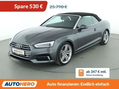 Gebraucht Audi A5 Cabriolet Sport 190 PS (139 kW) 2019 Daytonagrau Cabrio