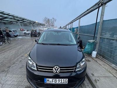 Gebraucht VW Sharan Comfortline 140 PS (102 kW) 2014 Schwarz Van / Kleinbus