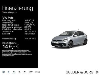 Gebraucht VW Polo Life 95 PS (69 kW) 2023 Reflexsilber metallic Kleinwagen