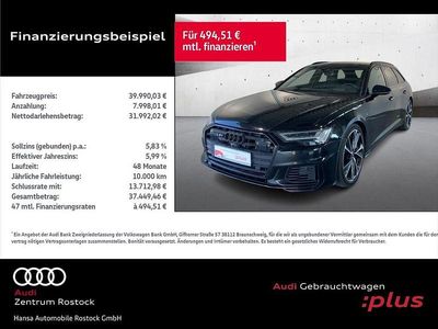 Gebraucht Audi S6 Ambiente 344 PS (253 kW) 2022 Mythosschwarz metallic Kombi