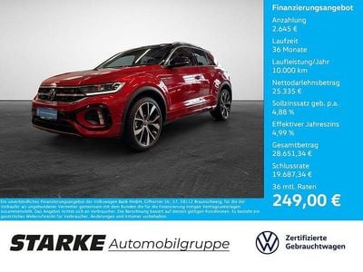 Gebraucht VW T-Roc R-line 150 PS (110 kW) 2025 Rot (kings red metallic) SUV
