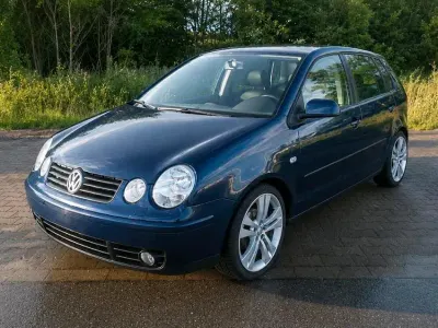 Gebraucht VW Polo 64 PS (47 kW) 2002 Blau Kleinwagen