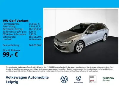 Gebraucht VW Golf VIII Life 116 PS (85 kW) 2025 Silber Kombi