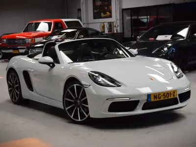 Occasion Porsche Boxster 349 PK (256 kW) 2017 Wit Cabriolet