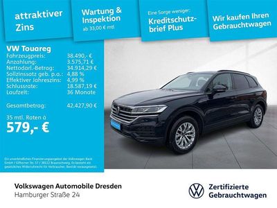 Gebraucht VW Touareg Basis 231 PS (169 kW) 2022 Blau SUV
