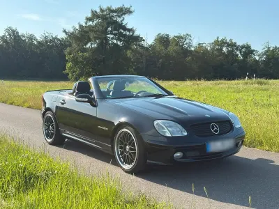 Gebraucht Mercedes SLK200 163 PS (119 kW) 2001 Schwarz Cabrio