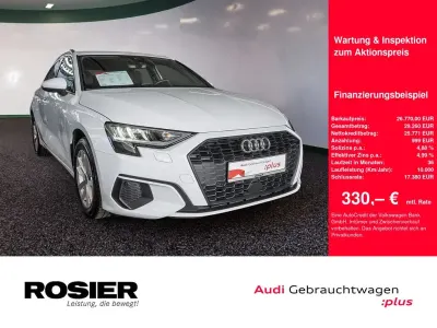 Używany Audi A3 Business 150 KM (110 kW) 2023 Biały Sedan/Limuzyna