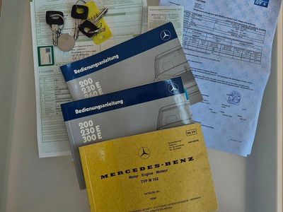 Usata Mercedes 200 105 CV (77 kW) 1986 Bianco Berlina