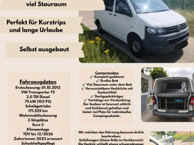 Gebraucht VW Multivan 100 PS (73 kW) 2012 Weiß Van / Kleinbus
