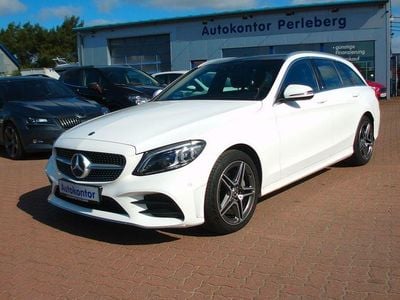 Second-hand Mercedes C200 AMG line 184 CP (135 kW) 2020 Alb Break