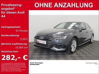 Używany Audi A4 Advanced 163 KM (119 kW) 2024 Szary Sedan/Limuzyna