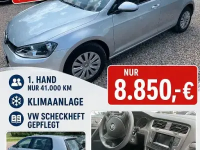 Gebraucht VW Golf VII 86 PS (63 kW) 2014 Reflexsilber (metallic) Limousine