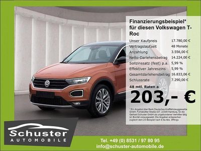 Second-hand VW T-Roc Beats 150 CP (110 kW) 2018 Portocaliu SUV