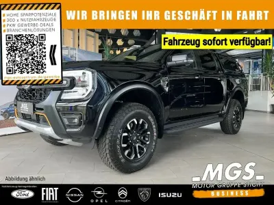 Ny Ford Ranger Wildtrack 205 HK (150 kW) 2026 Sort Pickup / Ladvogn