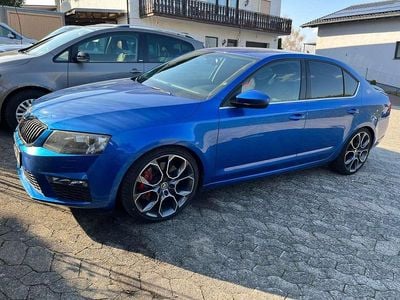 Gebraucht Skoda Octavia RS 220 PS (161 kW) 2014 Raceblau metallic Kleinwagen