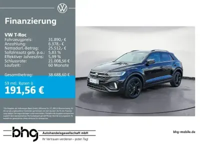 Usata VW T-Roc R-line 150 CV (110 kW) 2025 Nero SUV