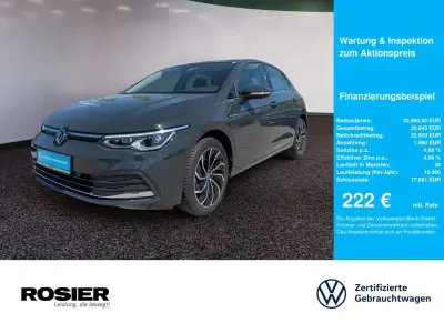 Brugt VW Golf VIII Style 131 HK (96 kW) 2024 Grå Sedan