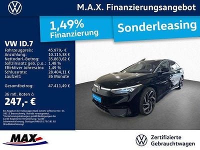 Gebraucht VW ID.7 Pro 210 kW (286 PS) 2024 Grenadillschwarz metallic (metallic) Limousine