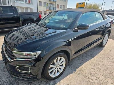 Gebraucht VW T-Roc Cabriolet R-line 150 PS (110 kW) 2021 Schwarz Cabrio