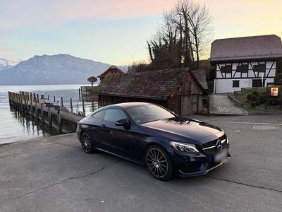 Gebraucht Mercedes C220 AMG 170 PS (125 kW) 2017 Blau Coupé