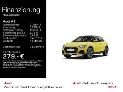 Gebraucht Audi A1 S-Line 110 PS (80 kW) 2023 Pythongelb metallic SUV