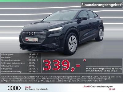 Gebraucht Audi Q4 Sportback e-tron Comfort 125 kW (170 PS) 2023 Schwarz SUV