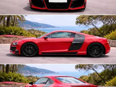 Gebraucht Audi R8 Coupé Advanced 525 PS (386 kW) 2010 Rot Coupé