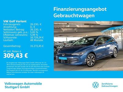 Anemonenblau metallic Gebraucht 2025 VW Golf VIII Goal Kombi | 26.230 € (Guter Preis)