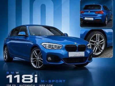 Usata BMW 118 M Sport 136 CV (100 kW) 2018 Blu Utilitaria