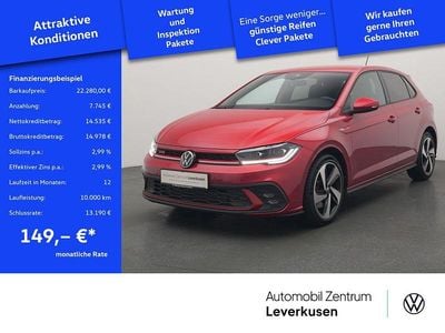 Schwarz / kings red (metallic) Gebraucht 2024 VW Polo GTI Kleinwagen | 22.280 € (Guter Preis)