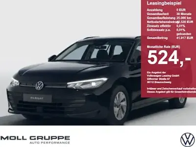 Neu VW Passat Business 122 PS (89 kW) 2026 Schwarz Kombi