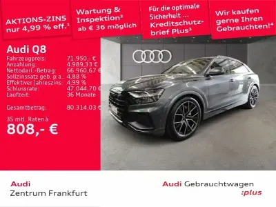 Usata Audi Q8 Ambiente 286 CV (210 kW) 2022 Grigio SUV