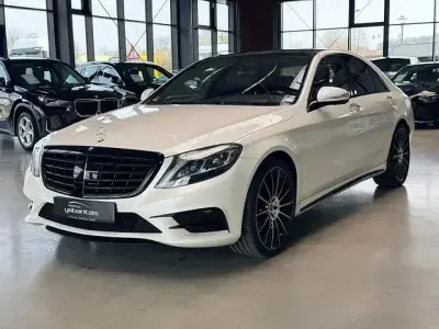Używany Mercedes S500 AMG 455 KM (334 kW) 2014 Biały Sedan/Limuzyna