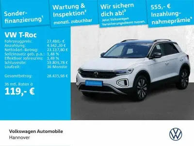Gebraucht VW T-Roc Goal 150 PS (110 kW) 2025 Weiß SUV