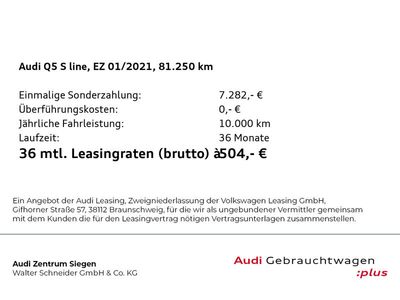 gebraucht Audi Q5 40 TDI quattroS line