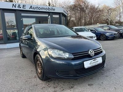 Gebraucht VW Golf VI Trendline 80 PS (58 kW) 2010 Blau Kleinwagen