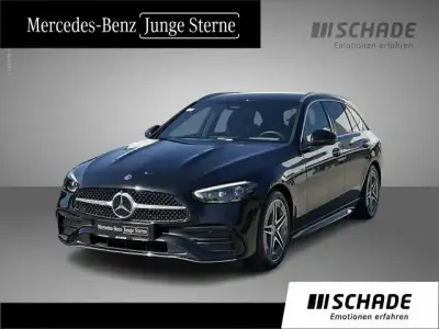 Gebraucht Mercedes C200 AMG line Plus 205 PS (150 kW) 2025 Metalliclack obsidianschwarz Limousine