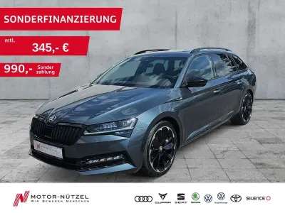 Gebraucht Skoda Superb SportLine 190 PS (139 kW) 2019 Quarzgrau metallic Kombi