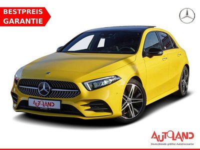 Gelb Gebraucht 2022 Mercedes A250 AMG line Limousine | 32.990 € (Fairer Preis)