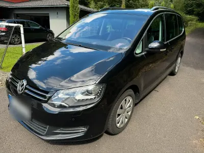 Brugt VW Sharan Highline 140 HK (102 kW) 2011 Sort MPV